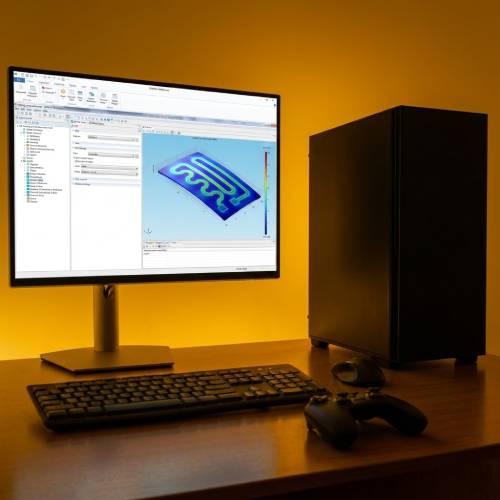 Custom engineering workstation built by Ginger6 for ANSYS and COMSOL simulation